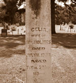celia's tombstone